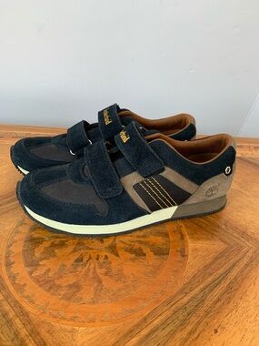 NEW Timberland Men’s Size 6Penhallow Trainers Black and Brown Suede Sneakers